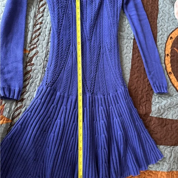 Moda International Blue Knit Dress - Picture 4 of 9